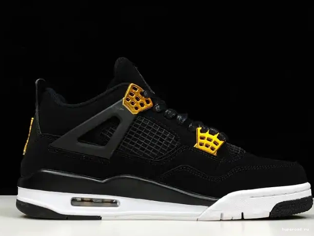 308497-032 Royalty Gold-White Jordan Black 4 Air Metallic 0416
